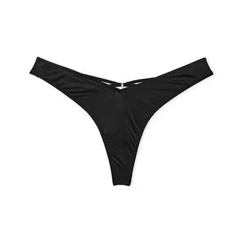 Трусы-стринги Victoria's Secret Very Sexy Strappy-Back High-Leg Thong, черный