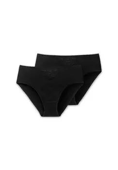 Трусы Тай Cotton Essentials SCHIESSER, черный