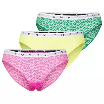 Трусы Tommy Hilfiger 3 шт, разноцветный