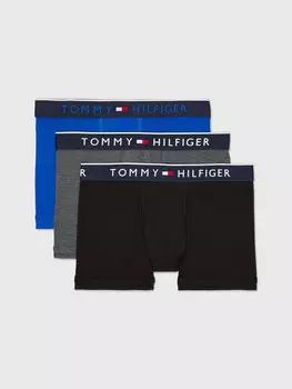 Трусы Tommy Hilfiger Essential Luxe Stretch, синий/серый