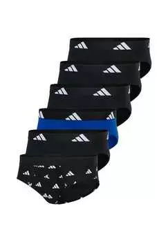 Трусы / трусы комплект из 6 шт. активный flex хлопок Adidas, мультиколор