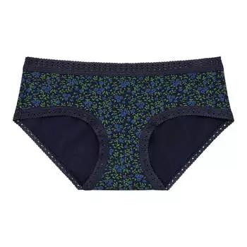 Трусы Uniqlo Floral Hiphugger, синий