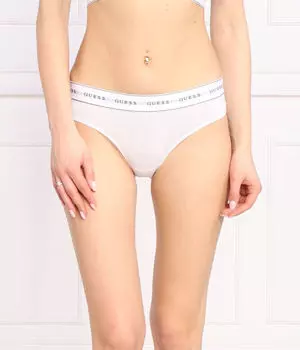 Трусы женские Guess Underwear с добавлением хлопка, белый