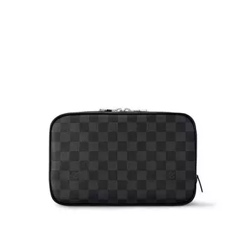 Туалетная сумка GM Louis Vuitton, серый
