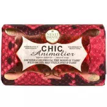 Туалетное мыло Czerwony Python, 250 г Nesti Dante, Chic Animalier