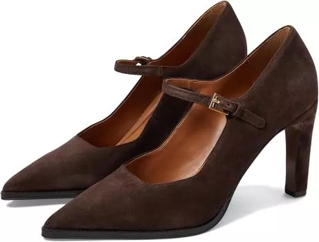 Туфли Athena Pointed Toe Mary Jane Pumps Franco Sarto, цвет Seal Brown Suede