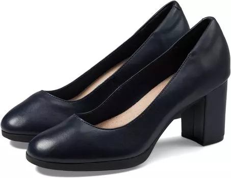 Туфли Bayla Skip Clarks, цвет Navy Leather