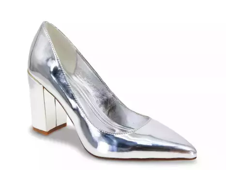 Туфли BCBGeneration Midana Pump, серебристый металлик