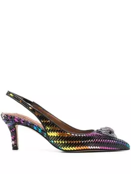Туфли Belgravia с открытой пяткой 65 мм Kurt Geiger London, черный