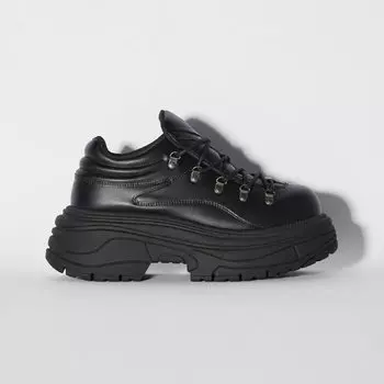 Туфли Bershka With Thick Soles, черный