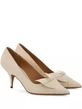 Туфли Bow 70 Ferragamo, белый