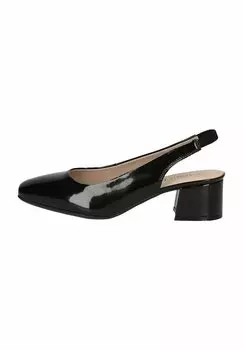 Туфли Caprice, цвет black patent