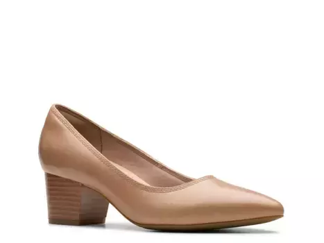 Туфли Clarks Ellanie Hope, бежевая кожа