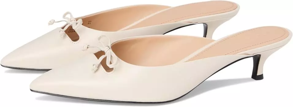 Туфли COACH Runway Mule, цвет Chalk