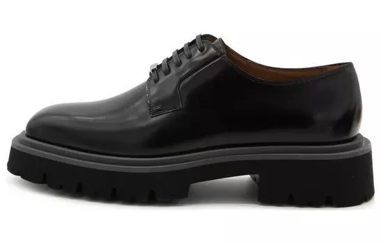Туфли-дерби Ferragamo со шнуровкой, черный
