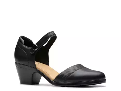 Туфли Emily Teagan Clarks, Black Leather