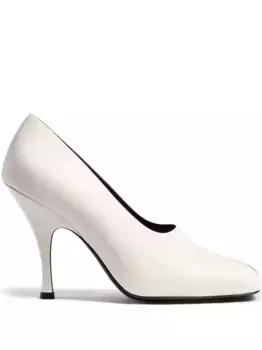 Туфли Eva Peep Toe KHAITE, белый