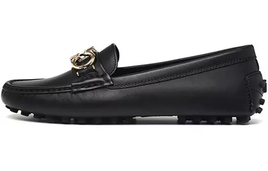 Туфли Ferragamo с пряжкой, черный
