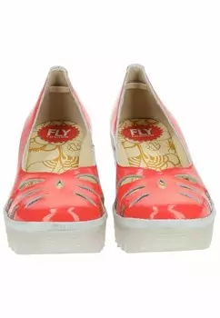 Туфли Fly London, красный
