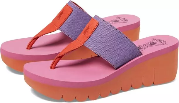 Туфли FLY LONDON YOMU725FLY, цвет Red/Viola Grograin/Cupido