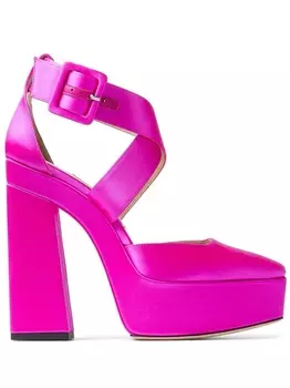 Туфли Gian 140 на платформе Jimmy Choo, розовый