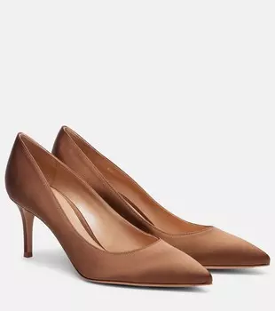 Туфли Gianvito 70 из сатиновой креповой ткани Gianvito Rossi, Texas