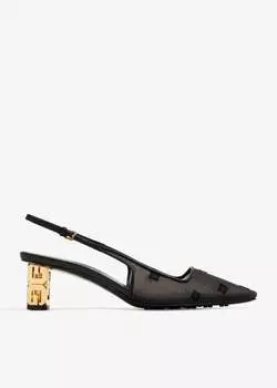 Туфли Givenchy G Cube Slingback, черный