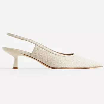 Туфли H&M Textured, светло-бежевый