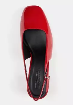 Туфли HEELED PULL&BEAR, красный