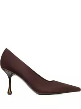 Туфли Ixia 80 с заостренным носком JIMMY CHOO, коричневый