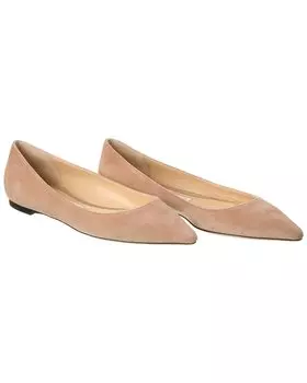 Туфли Jimmy Choo Romy Suede Flat (подлинные, б/у), розовый
