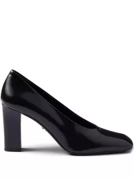 Туфли кожаные 85 мм Prada, черный
