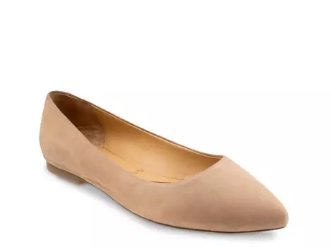 Туфли кожаные Trotters Estee, серо-коричневый