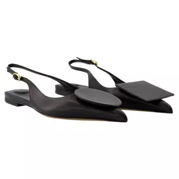 Туфли Les Slingbacks Duelo P - Jacquemus - Кожа - Черный, черный