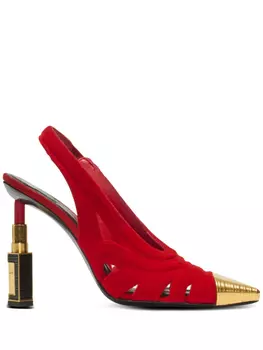 Туфли Lipstick 100 Balmain, красный