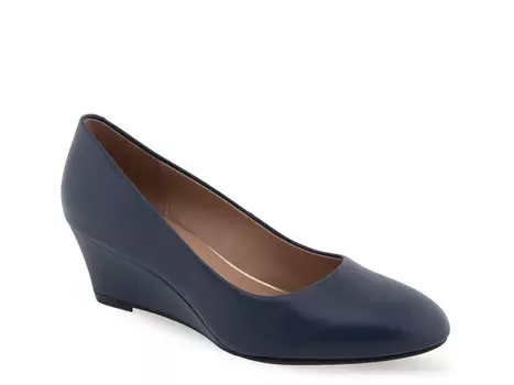 Туфли-лодочки Aerosoles Iris Wedge, темно-синий