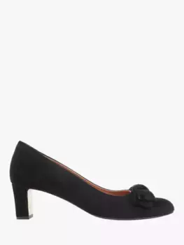 Туфли-лодочки Jones Bootmaker Zelda Suede Bow Heeled, черный
