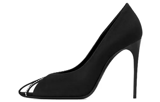 Туфли-лодочки Martinique 110 мм из сатина Saint Laurent