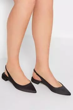 Туфли-лодочки с ремешком на пятке Long Tall Sally, черный
