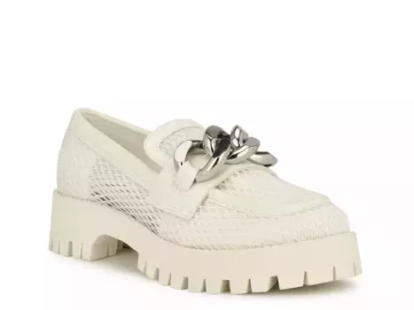 Туфли-лоферы Afer Nine West, White
