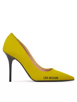 Туфли Love Moschino, зеленый