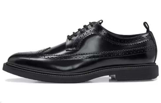 Туфли мужские низкие черные Hugo Boss
