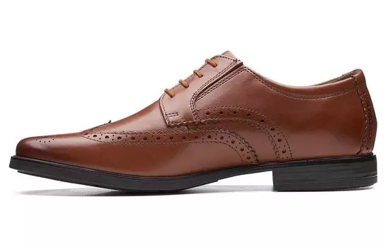 Туфли мужские низкие коричневые Clarks