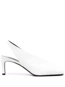 Туфли на каблуке Jil Sander, белый