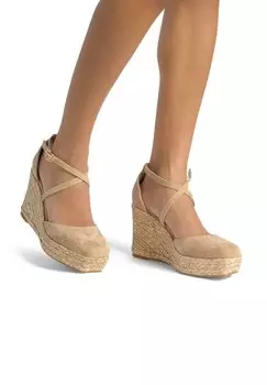Туфли на платформе PUNTERA Y CIERRE CON HEBILLA - Wedges Alma en Pena, светло-коричневый