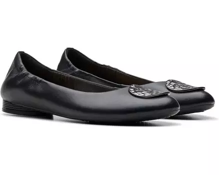 Туфли на плоской подошве Clarks Loreleigh Ave, цвет Black Leather