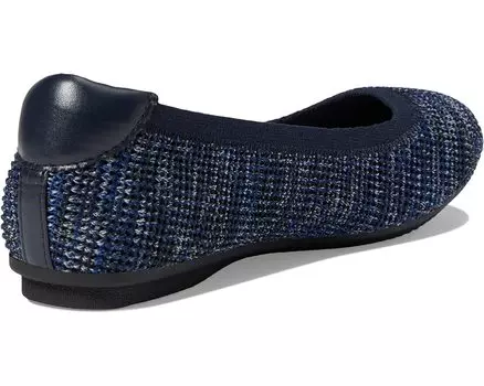 Туфли на плоской подошве Comfort Elastic Ballet Lands' End, синий