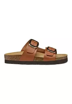 Туфли на плоской подошве D BRIONIA HIGH Geox, цвет brown