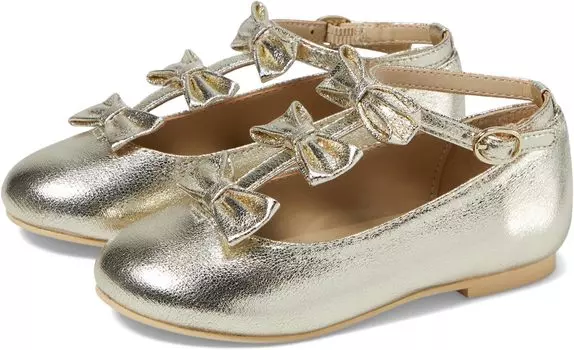 Туфли на плоской подошве Janie and Jack Crackle Bow Flats, цвет Multicolor
