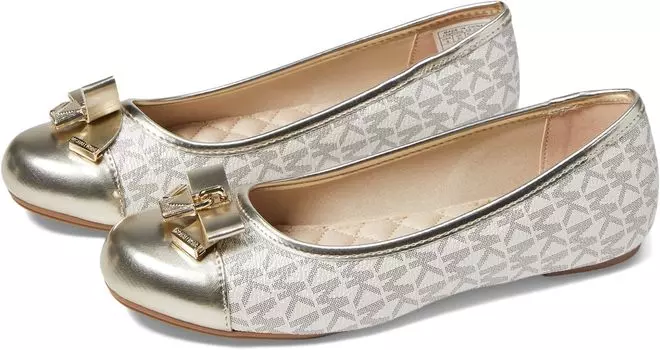 Туфли на плоской подошве Michael Kors Kenya Lock, цвет Pale Gold